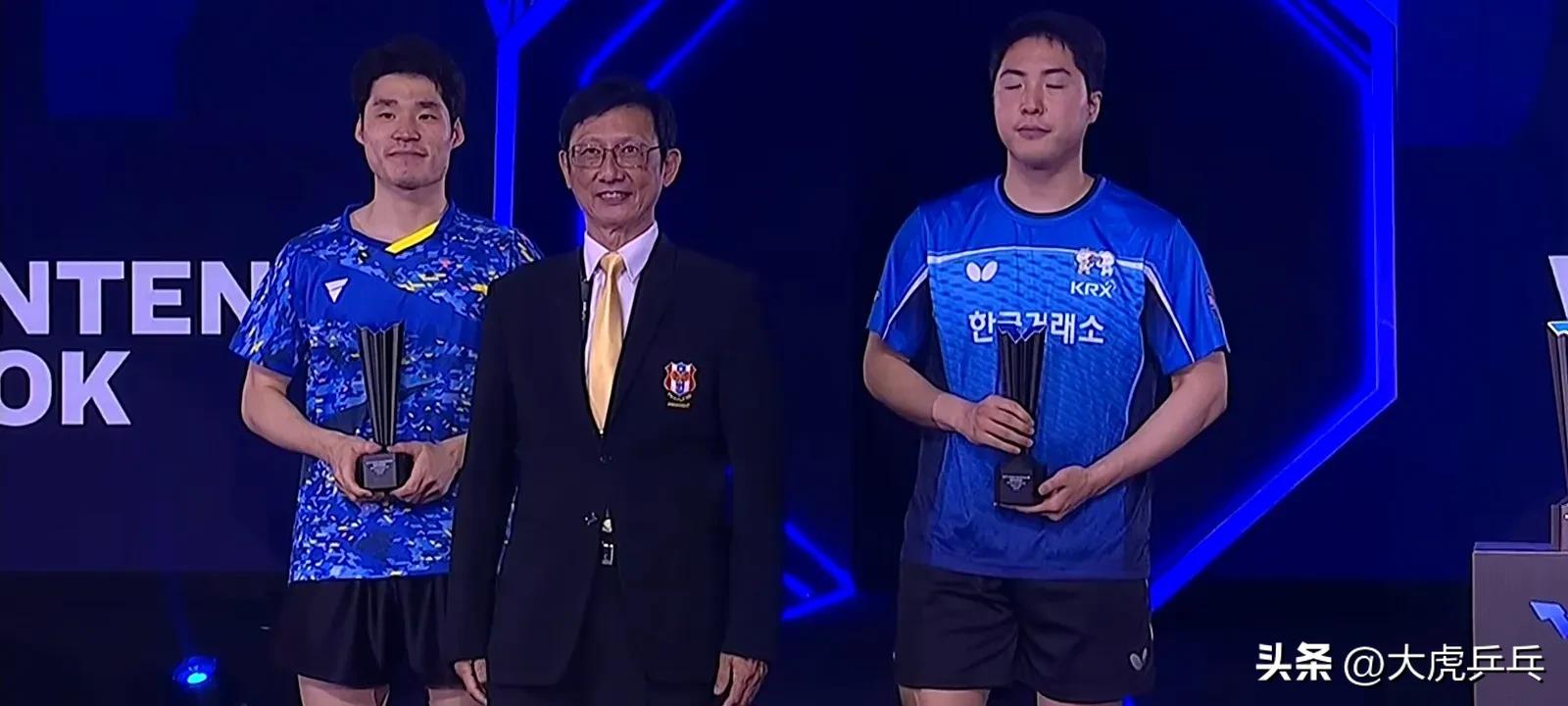 林高远／林诗栋夺得曼谷挑战赛男双冠军。林高远豪夺三冠王