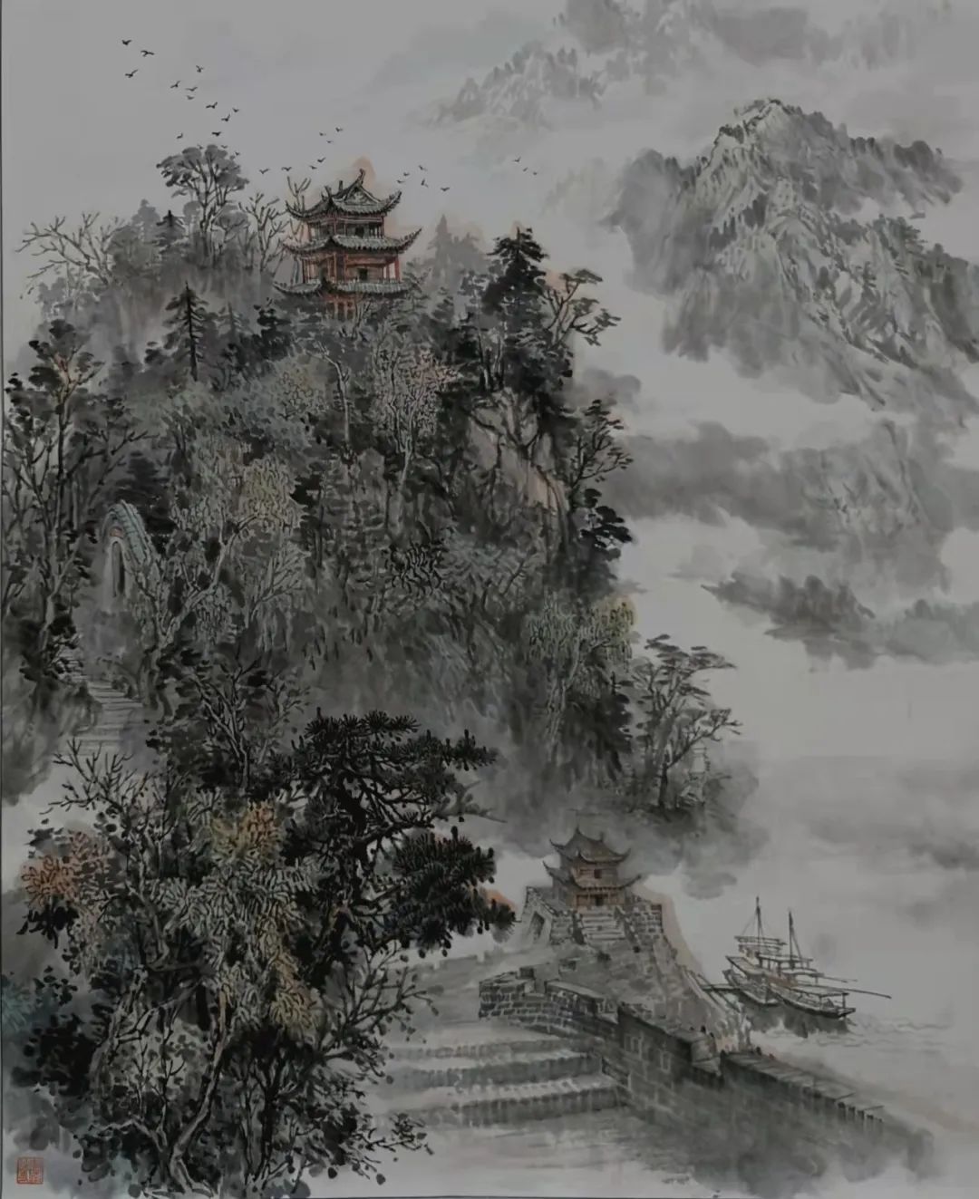 墨映山川——读陈桂南山水画