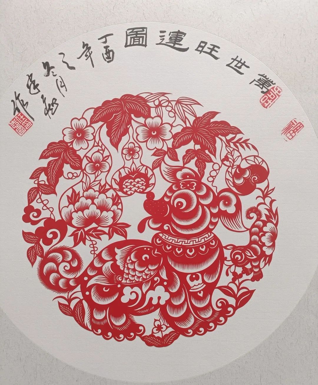 中国剪纸名人及代表作图片