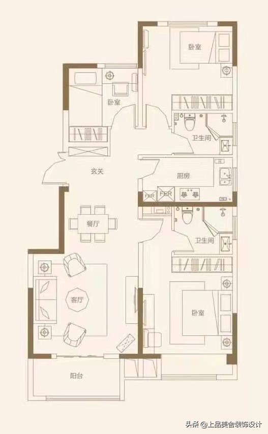 95㎡小户型装新中式，打造“空谷幽兰”的诗意氛围，惊艳了全小区