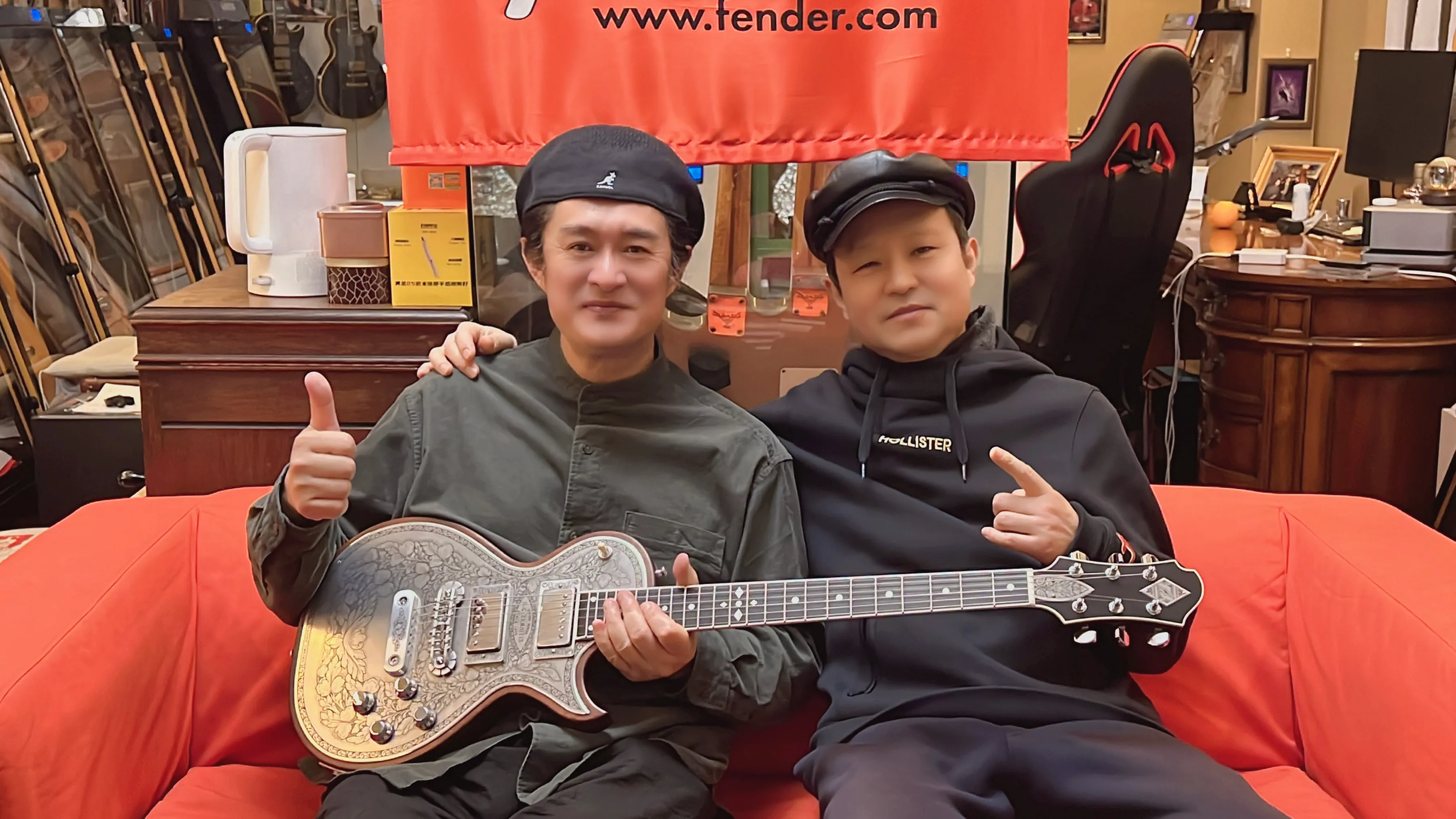 元宵节当天，我去了北京楠木秀吉他博物馆找刘春阳馆长，把吉他界的劳斯莱斯～英国