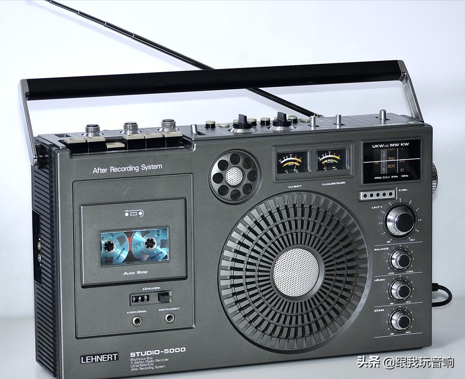 LEHNERT STUDIO-5000 经典单声道3波段收录机、80年代便携式音响