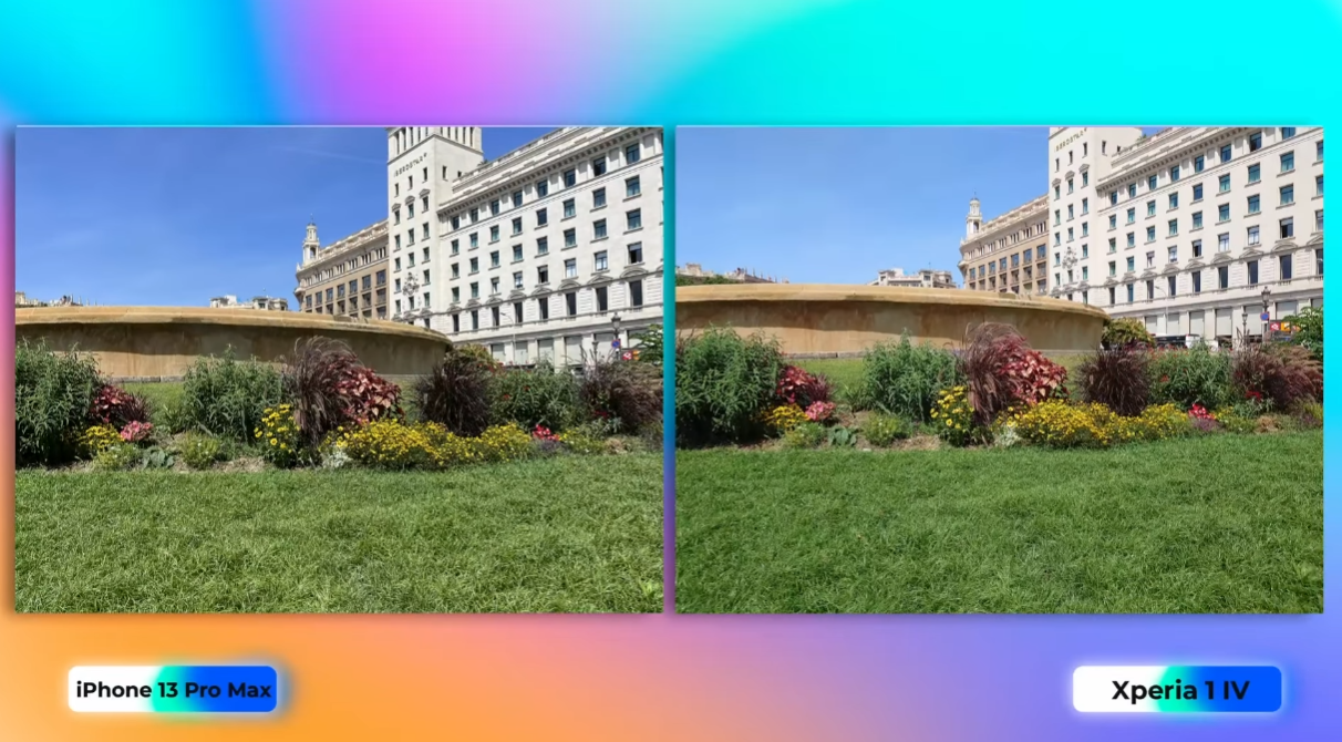 索尼Xperia1IV拍照对比苹果13ProMax，高端机皇的较量，难分伯仲