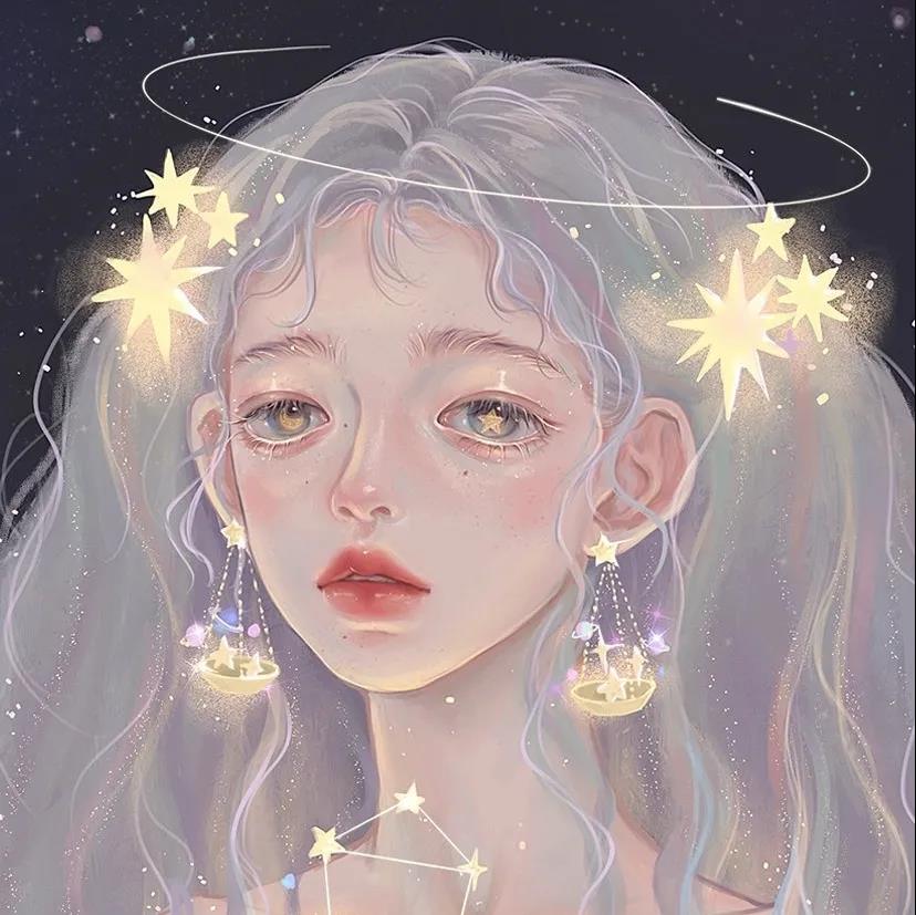 超美十二星座头像 | 人世间有百媚干红,唯独你是我情之所钟