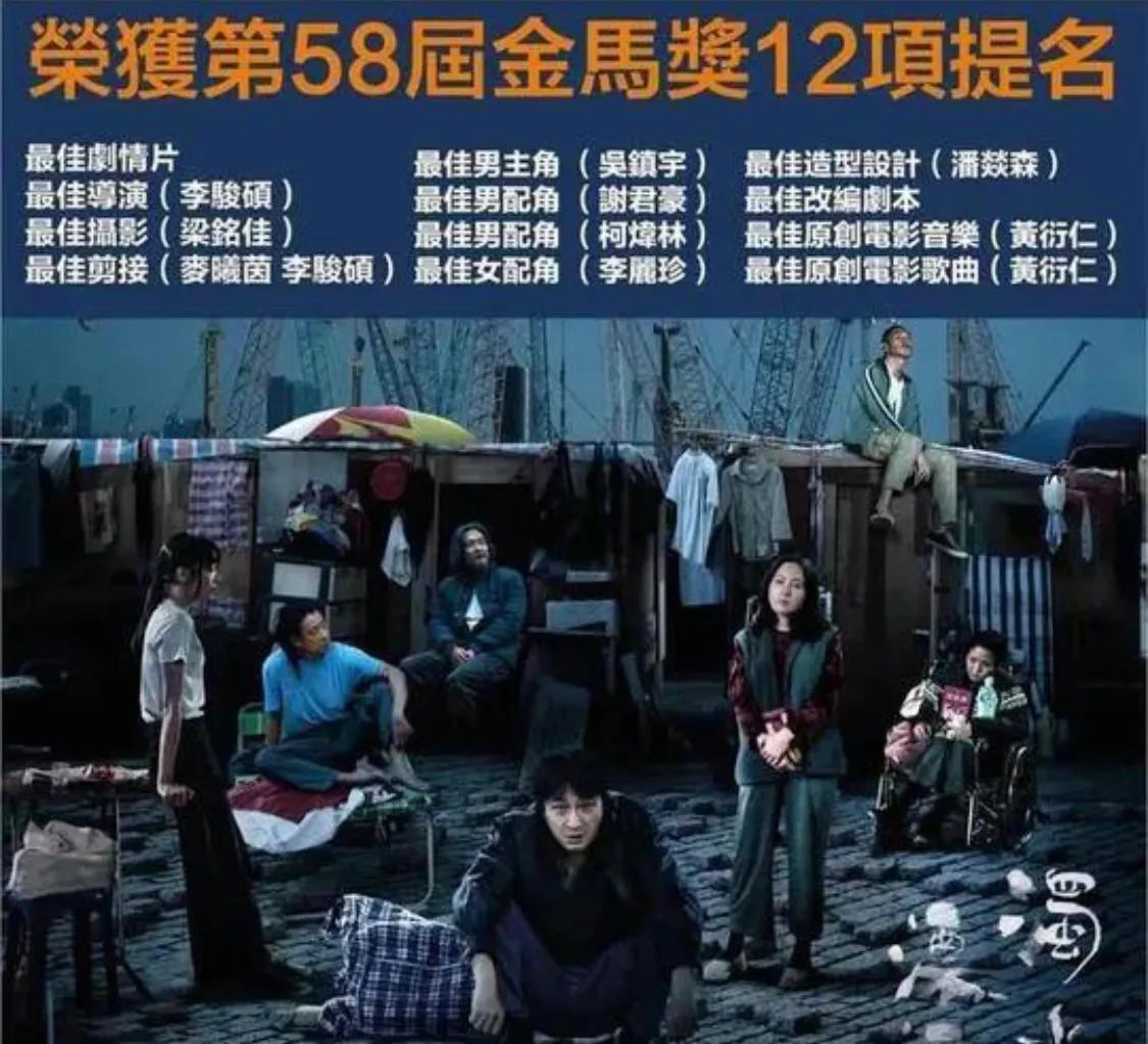 第四十届香港电影金像奖最惨电影吴镇宇《浊水漂流》11项提名0奖