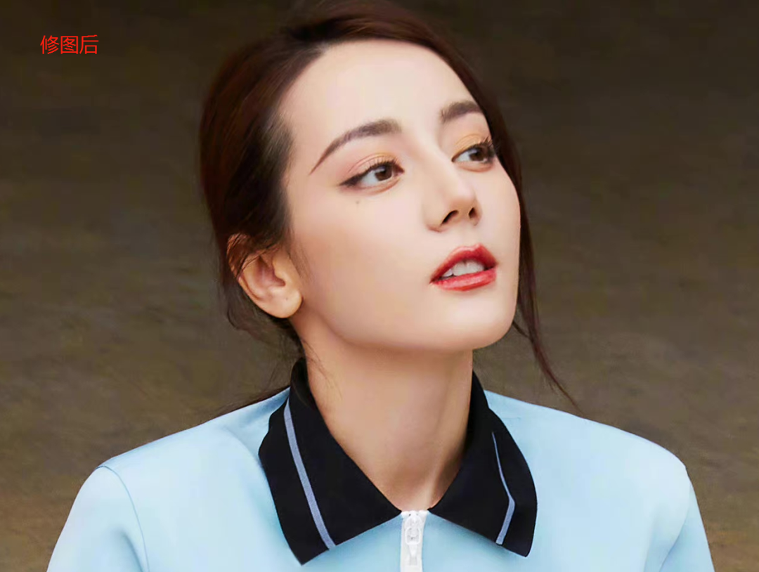 又一组热巴未修图曝光!方形脸痘痘肌,内娱颜值天花板滤镜粉碎