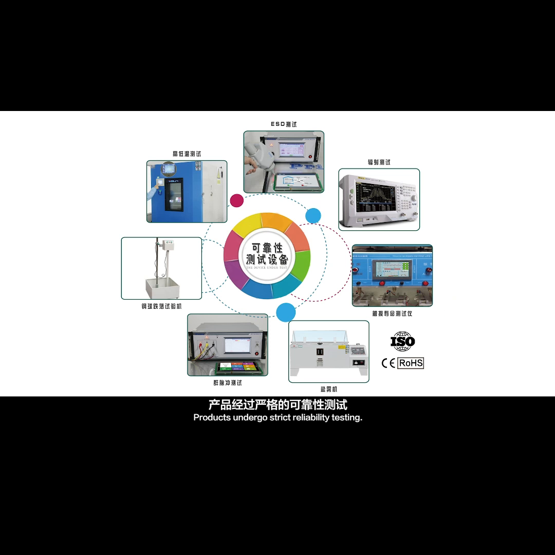 广州大彩串口屏外壳系列M型医用级4.3寸演示视频