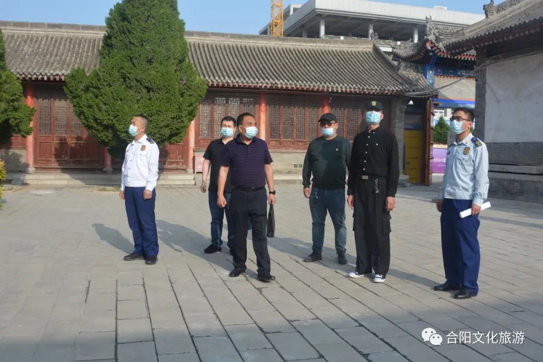 渭南市安委會第三考核組到合陽縣博物館檢查消防安全工作