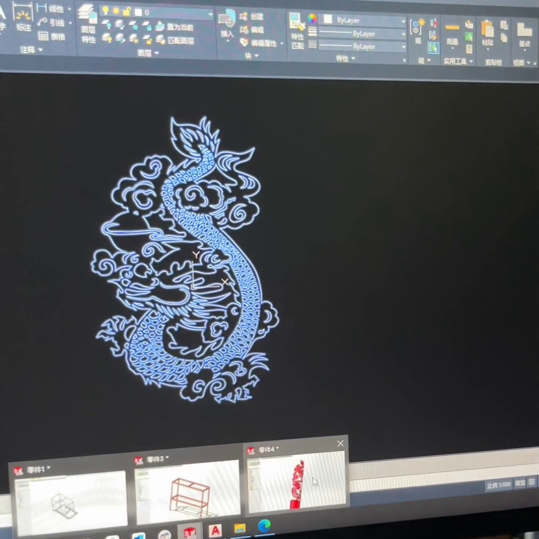 激光切管造型(如何做龙形激光切管？)