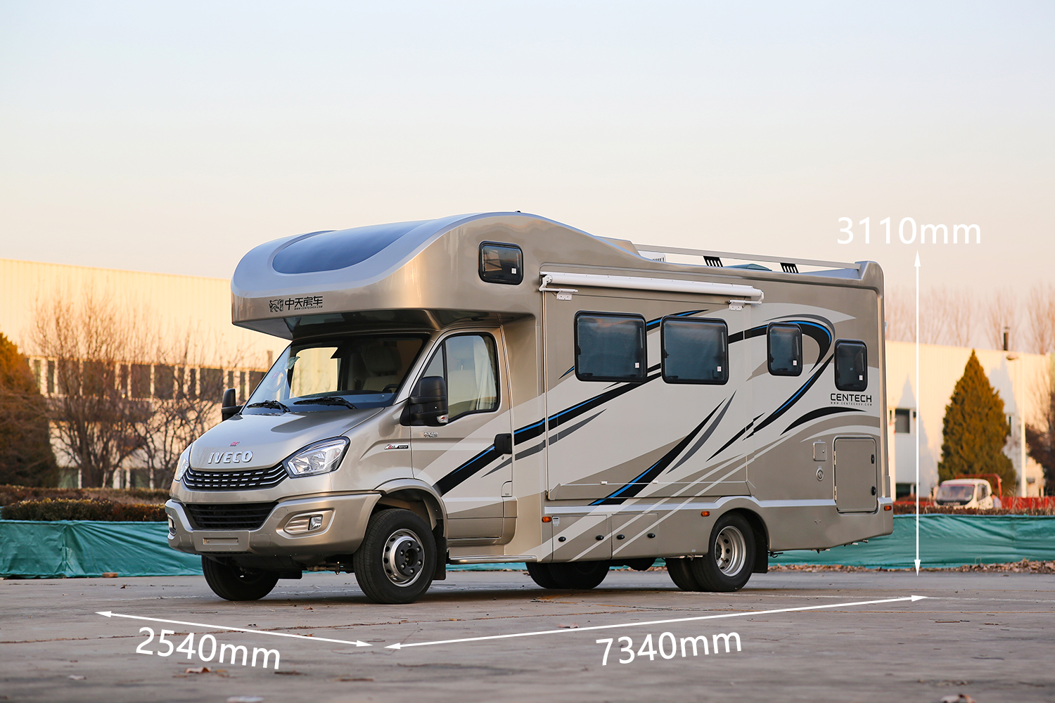 经典再现!中天房车发布领航者驭风系列三拓展房车,真有想象力