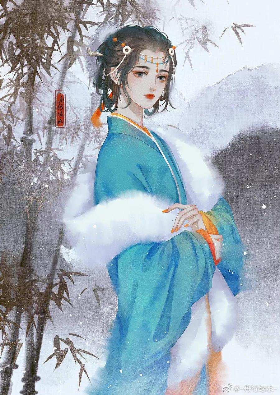 20220507插画壁纸古风小解解图片欣赏