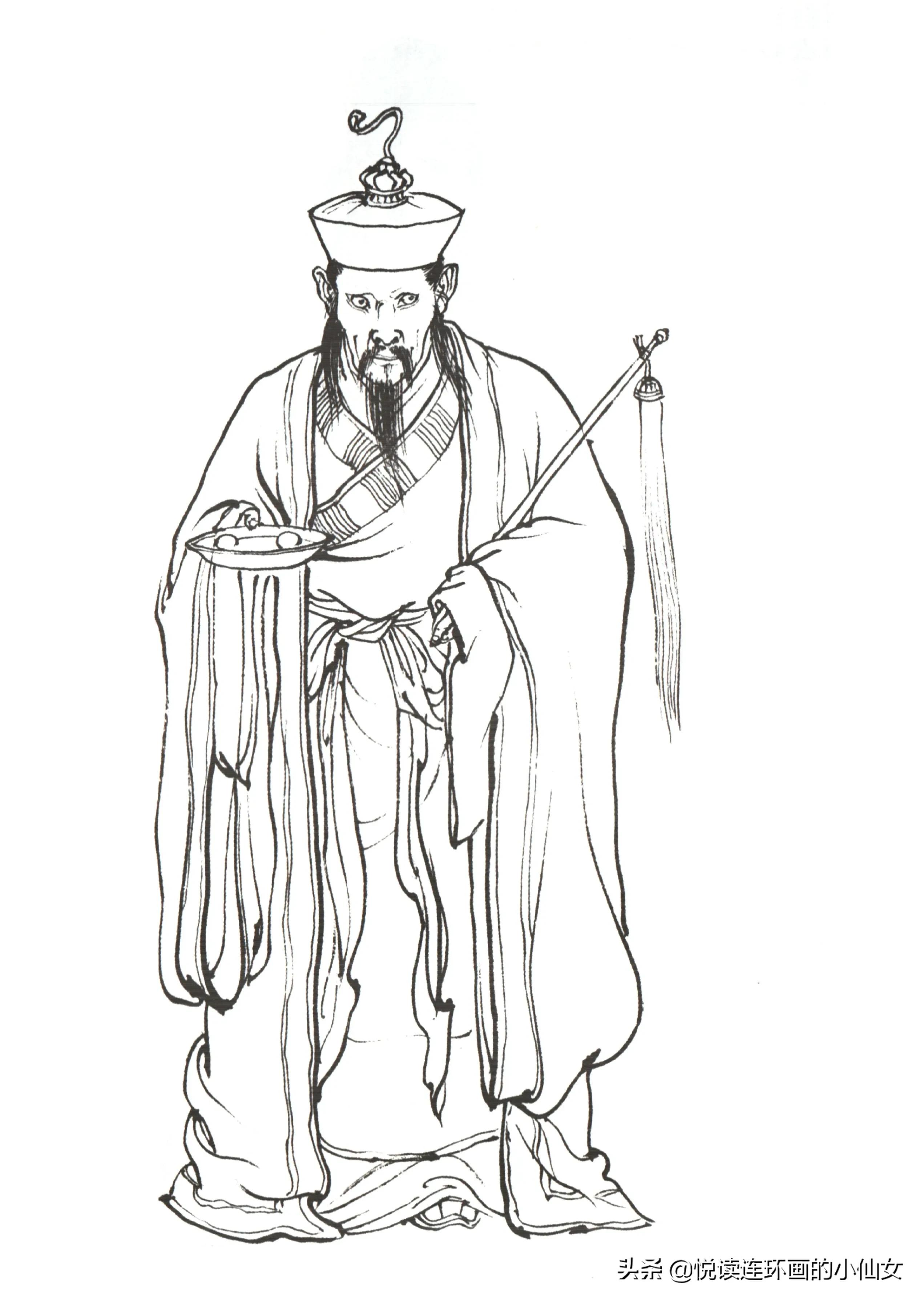 西游记神魔人物画谱，李云中绘插图(130)