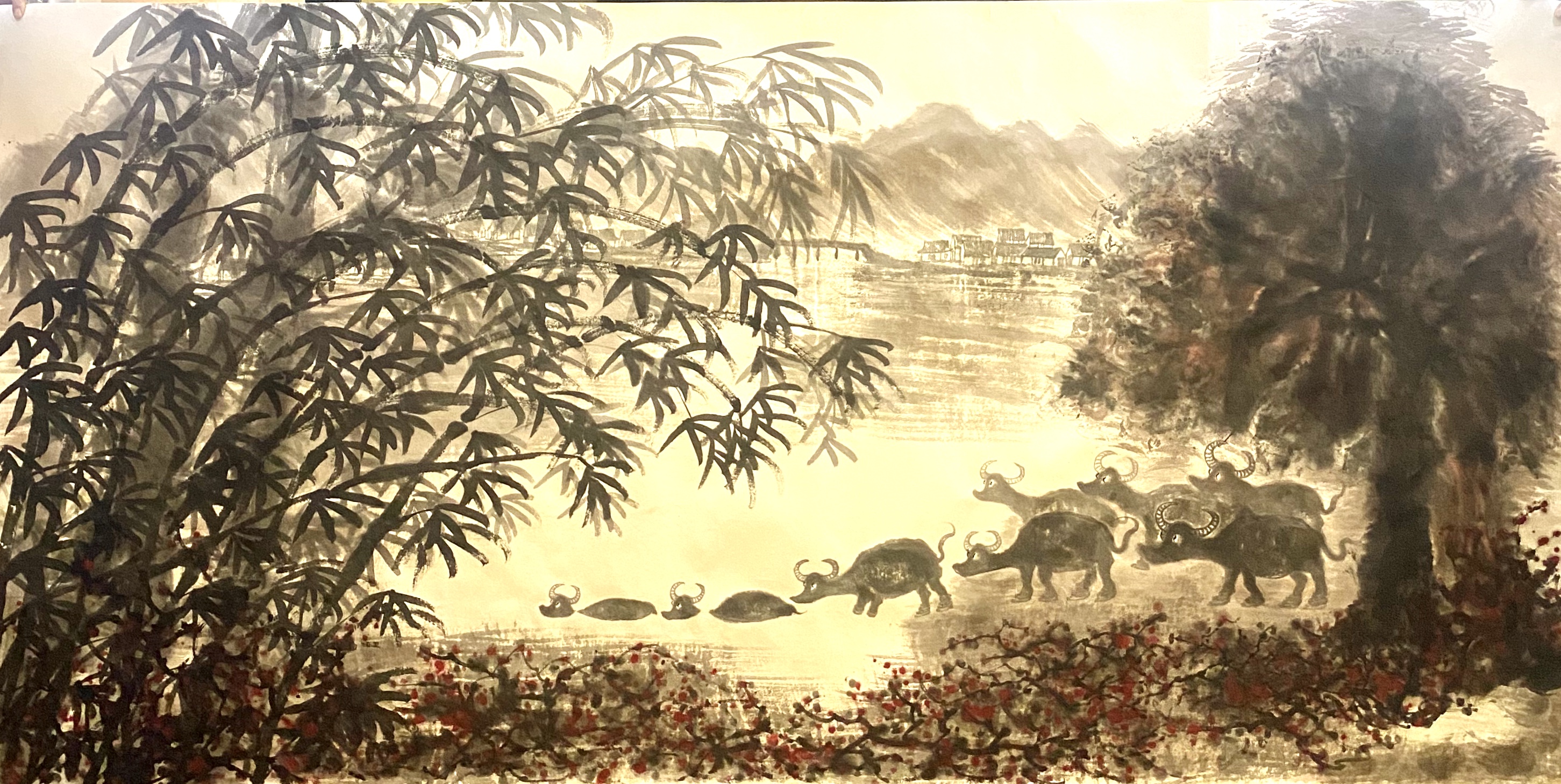 牛画,牛人,牛劲,李可染朱祖国成功的奥秘