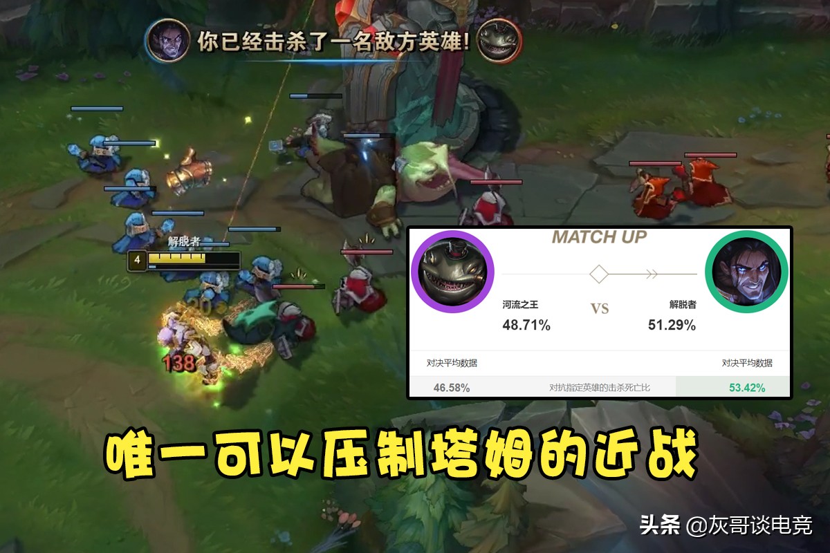 LOL中违背常识的英雄克制：蛮王是武器“亲爹”，盖伦并不怕提莫