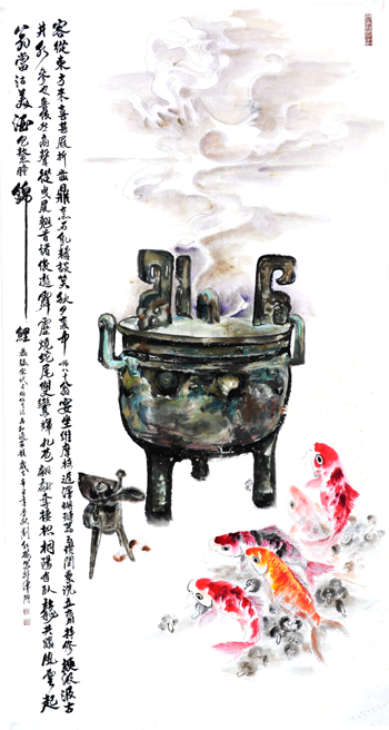 中国民族建筑研究会书画艺术专业委员会副秘书长刘红梅风采展示