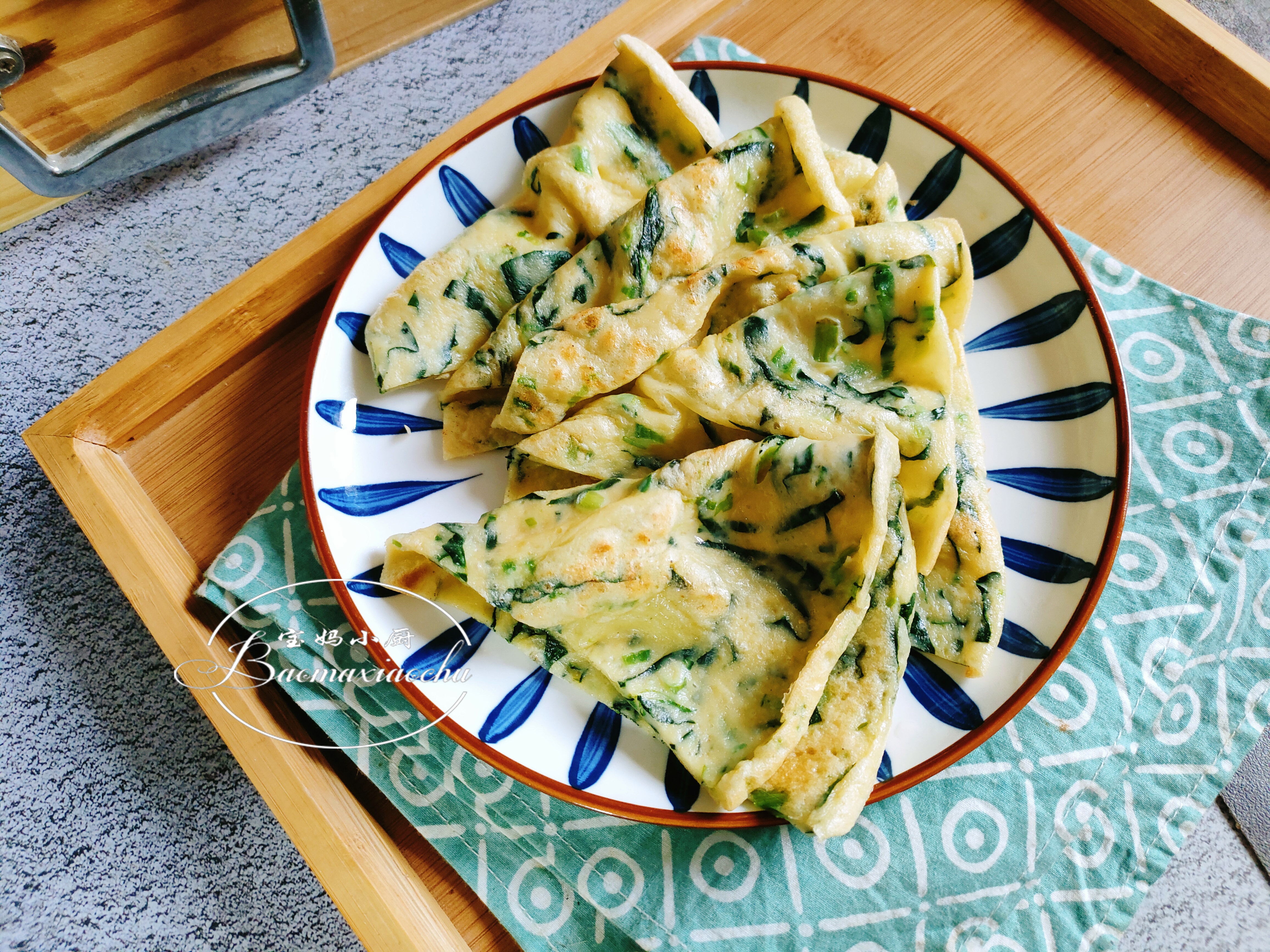 菠菜这样吃真棒啊，家里小孩可喜欢了，营养多还香，助力孩子生长