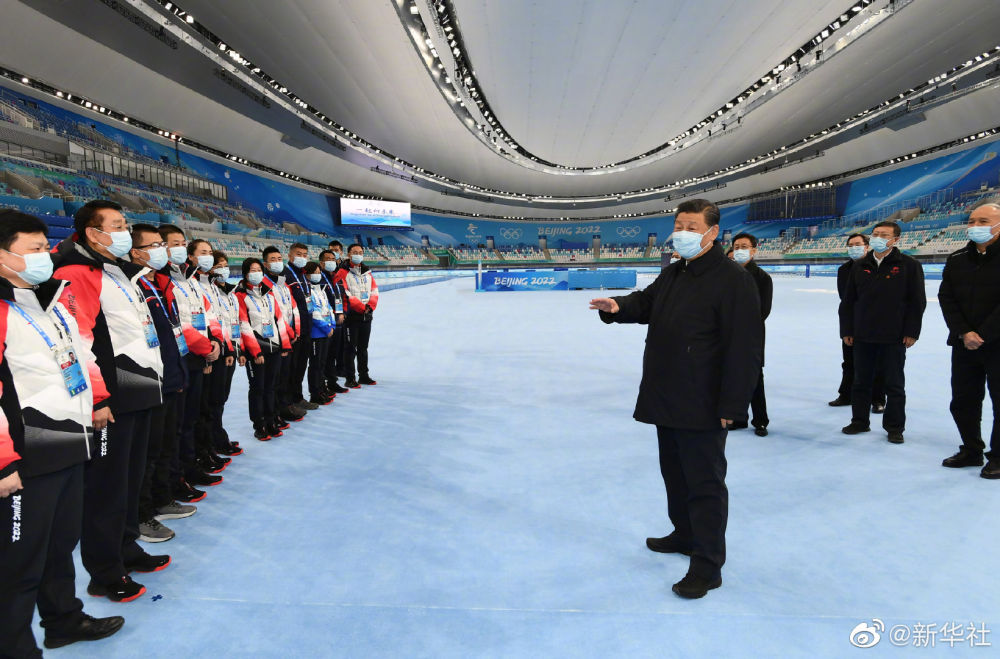 习近平在北京考察冬奥会、冬残奥会筹办备赛工作