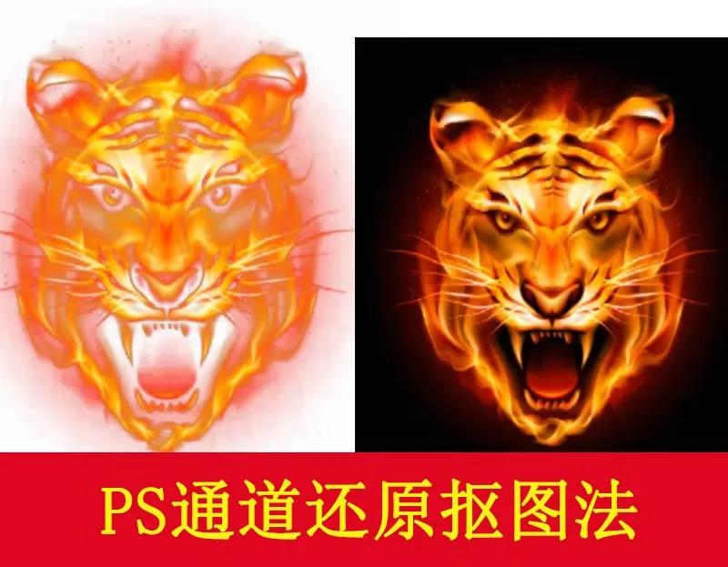 PS通道还原抠图法