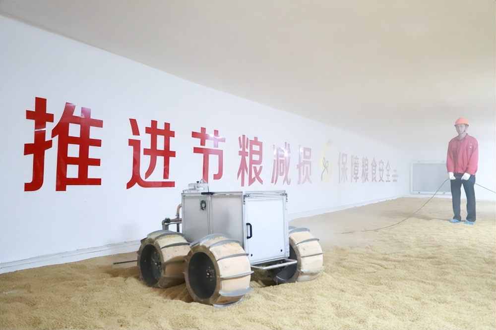 智能“机器人”1个顶3自动巡航值班，深入粮仓内部拯救谷物，啥样