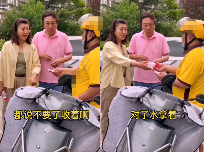 冯巩与闫学晶演夫妻，眼袋松弛脸上色斑太抢镜，车子被剐蹭倒贴钱