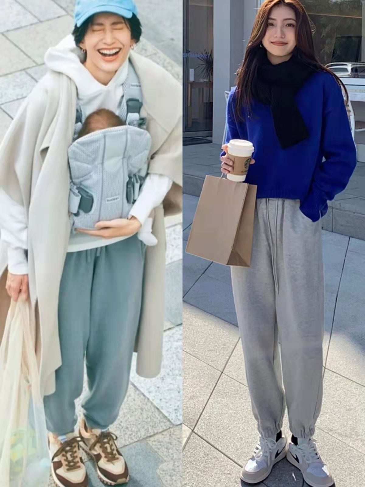 束脚裤配什么鞋子(今年冬季束脚卫裤这样穿更时髦)