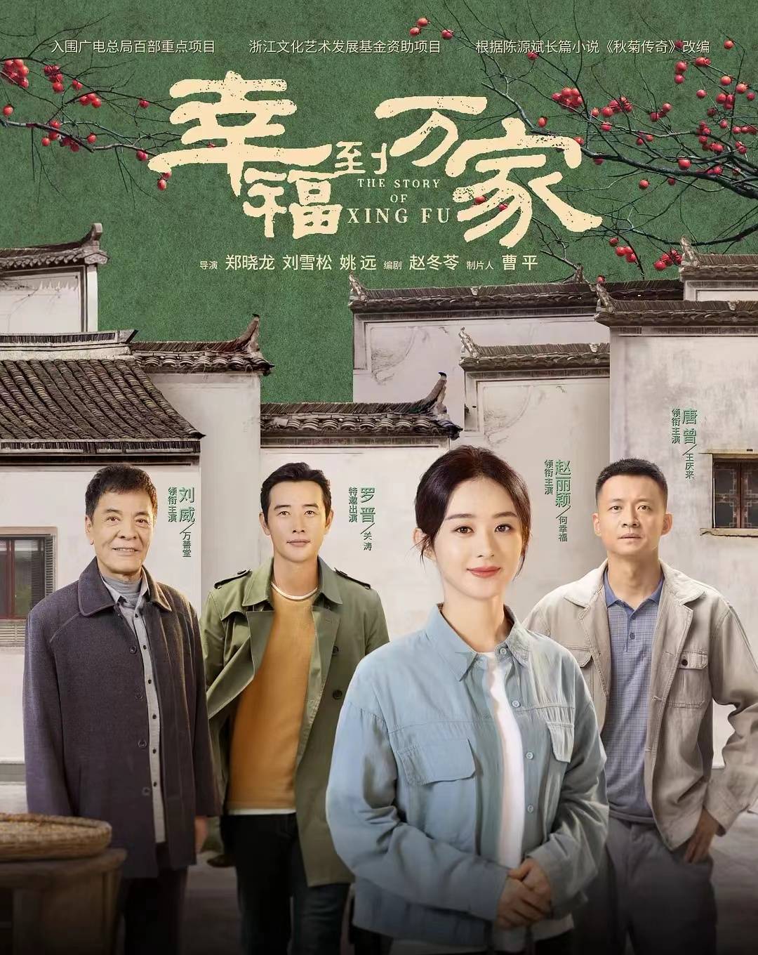 赵丽颖《幸福到万家》收视率逐步上升，现实主义作品呈破圈之势
