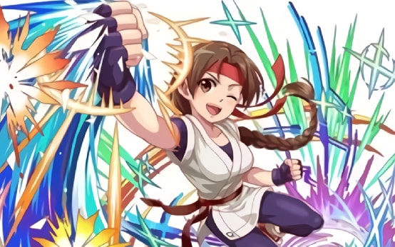 坂崎由莉,也就是坂崎百合,《拳皇》里的人气角色,坂崎良的妹妹,男友是