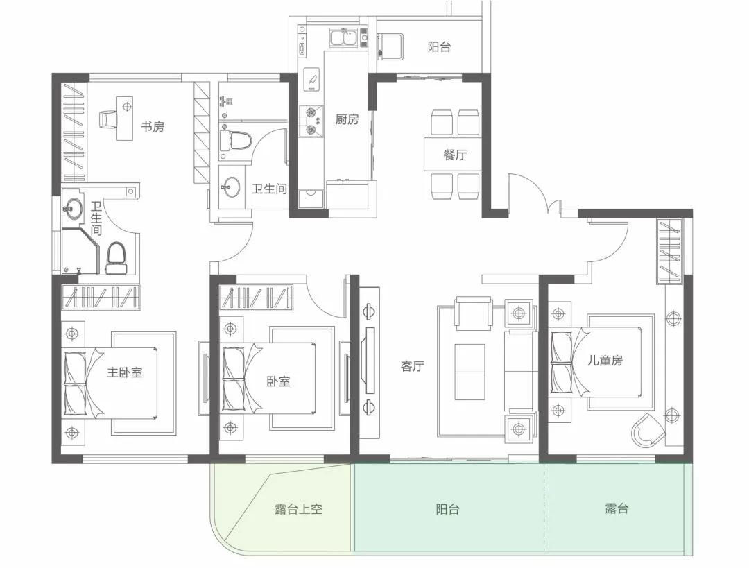 市面上11个最好的160平米户型