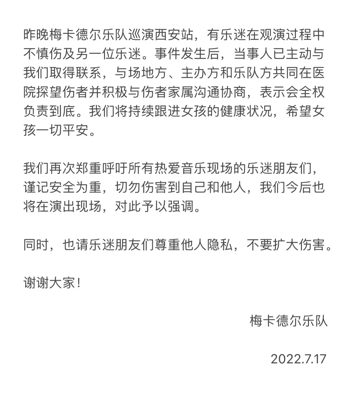 音乐节发生“人砸人”意外！乐迷被跳水者砸晕，伤情严重仍在ICU