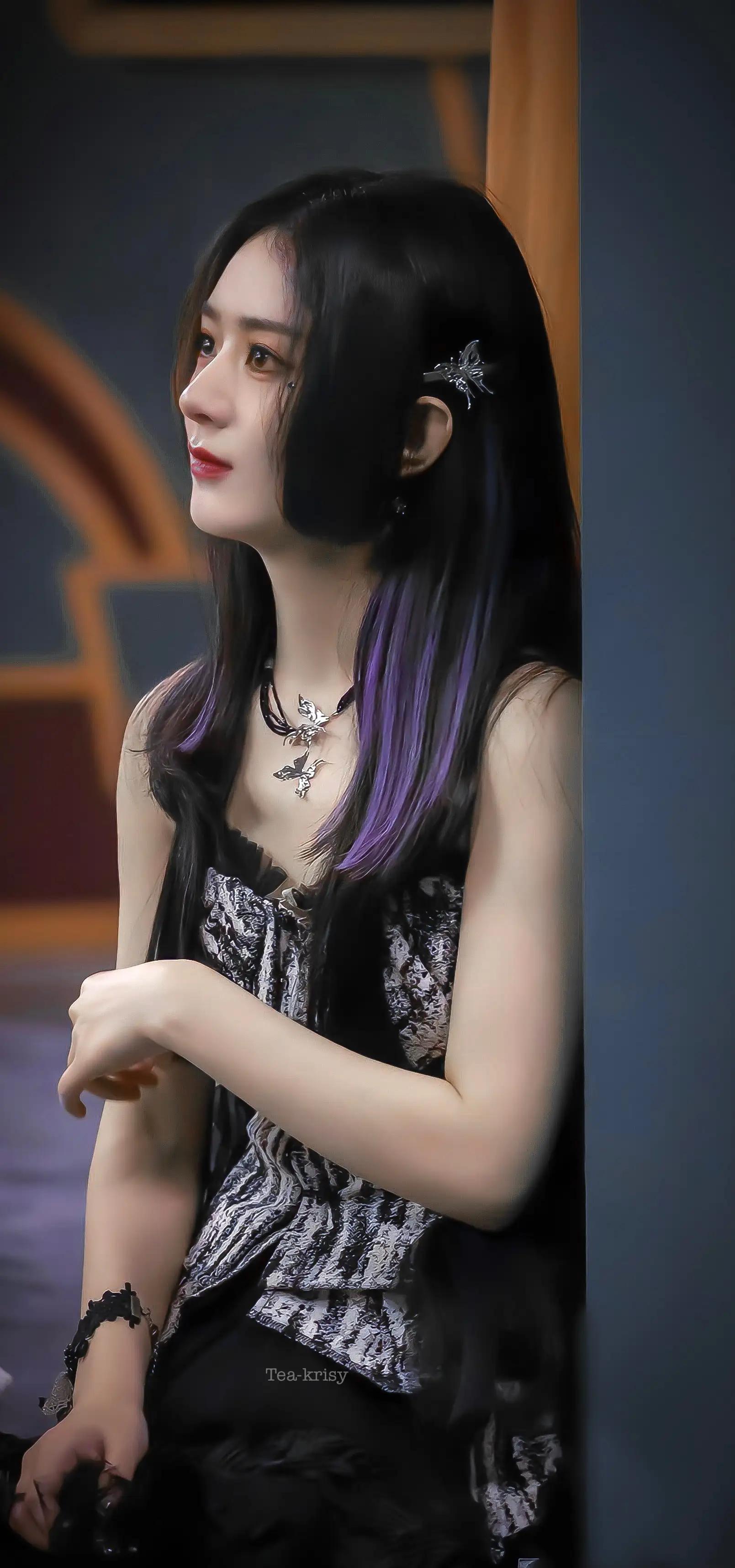 赵丽颖 公主切 暗黑 开始推理吧 手机壁纸