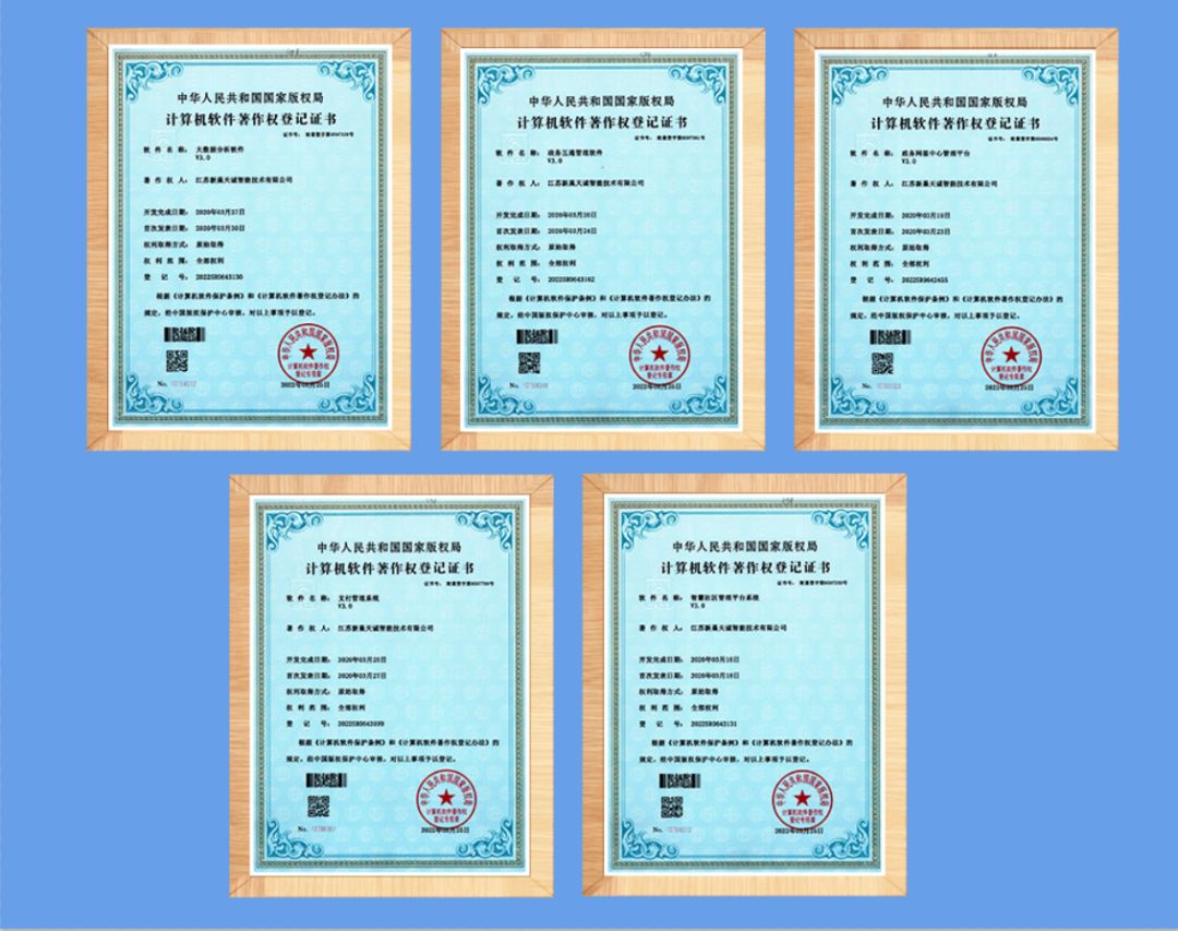 天诚｜|再获五大软件著作权，标志着技术研发迈上新台阶