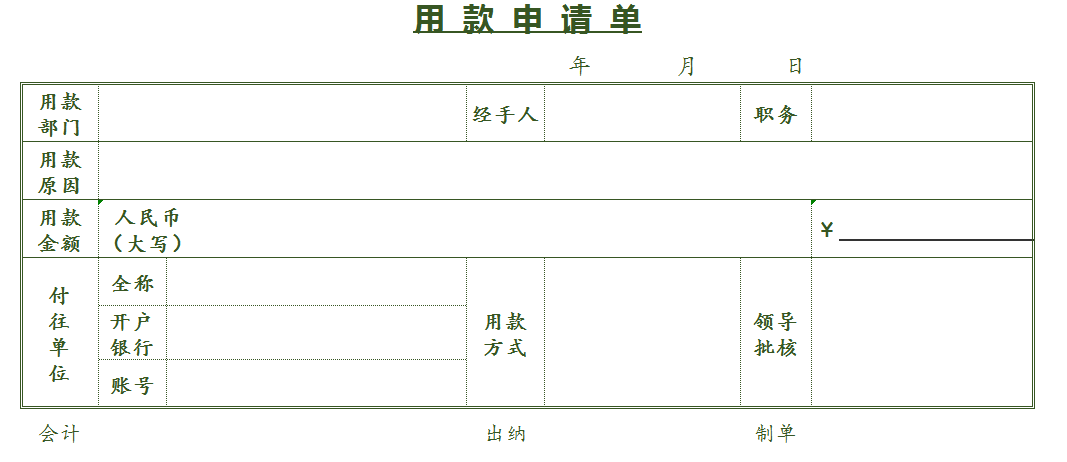 财务人员离不了的：完整版42套财务单据模板，打印即用