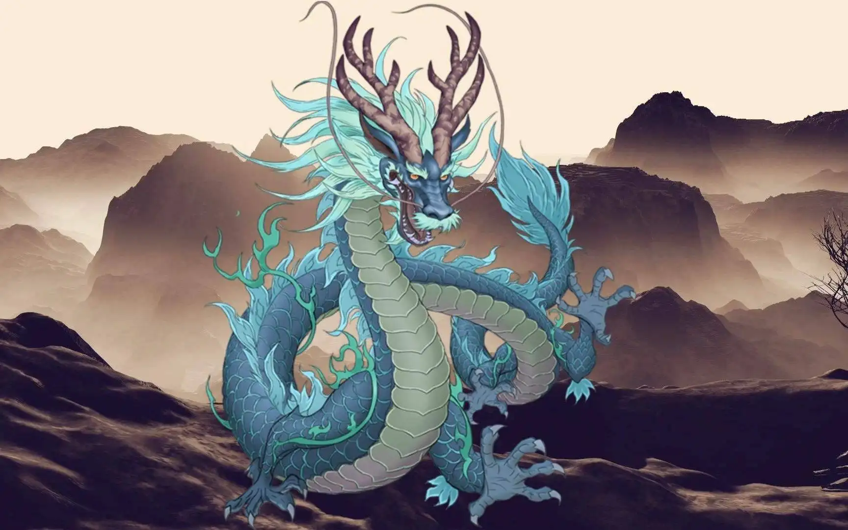 在中国古代神话当中,《山海经·大荒北经》中记载着远古钟山山神叫做