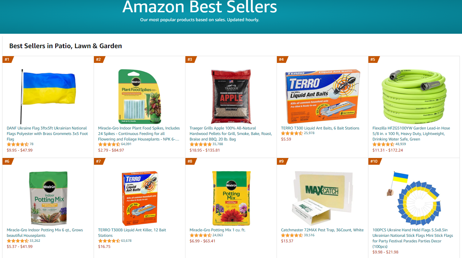 乌克兰国旗 在亚马逊卖疯了 天天看点