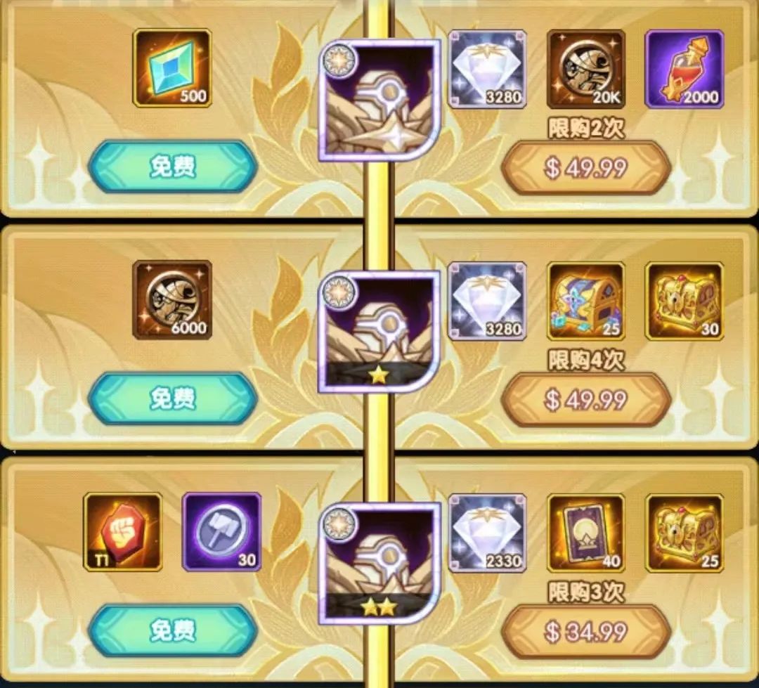 先遣服猎宝角逐新Buff&三名英雄商船详情&奇境漫游雪与火懒人图