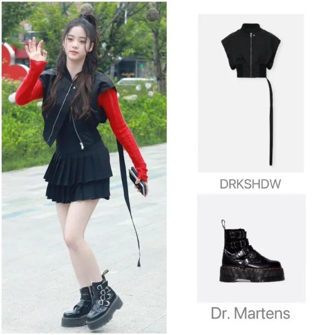 欧阳娜娜昨日录制萌探探探案的私服解析，又甜又酷！​​