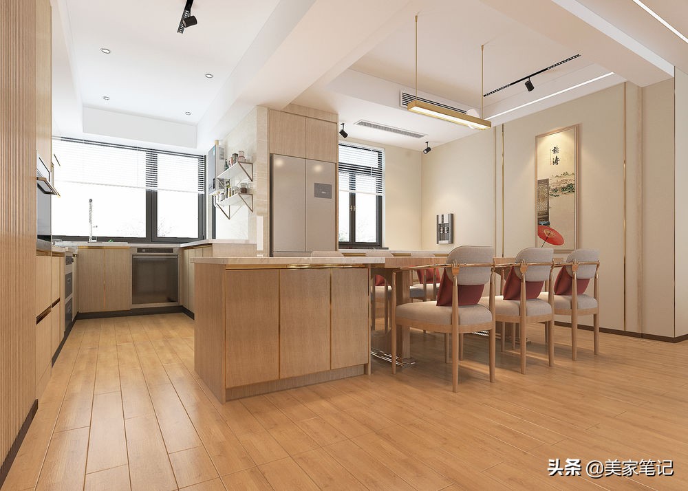 她家装修坚持“去客厅化”，全屋干净整洁，高级感溢出屏幕，好美