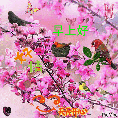 周四美丽的早上好表情包图片精美更新 愿你笑颜开，吉祥平安图片