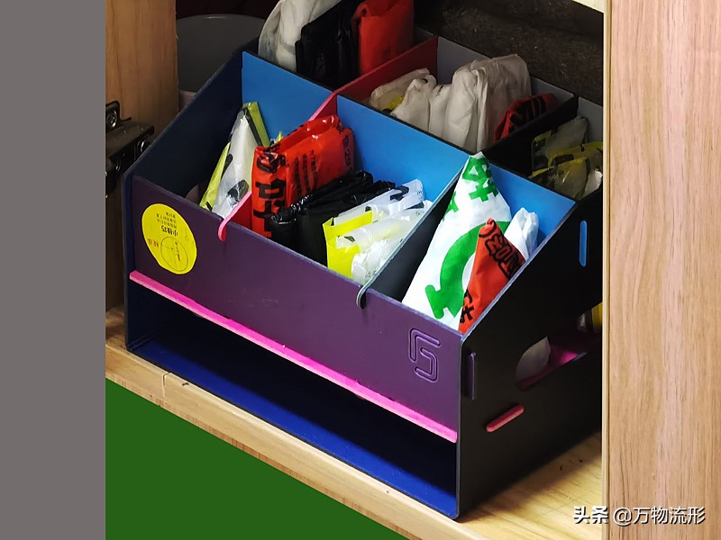 家居环保绿色小品：购物袋塑料袋垃圾袋折叠收纳整理有三妙招