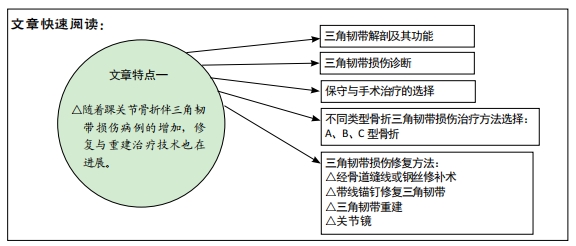 踝关节骨折伴三角韧带损伤的修复与重建