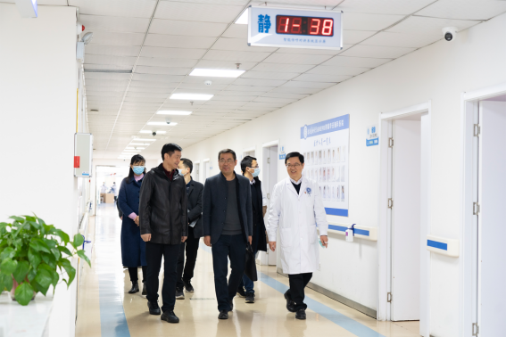 庐阳区委常委、庐阳经开区管委会沈兵一行到华安脑科医院指导考察