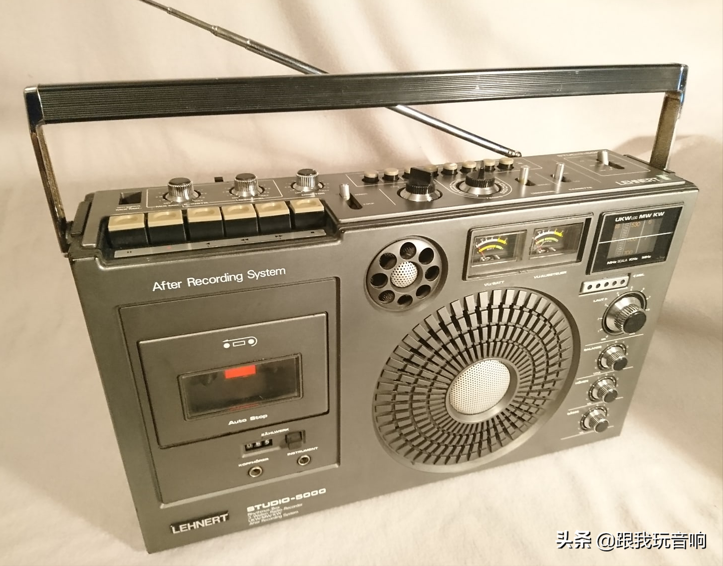 LEHNERT STUDIO-5000 经典单声道3波段收录机、80年代便携式音响