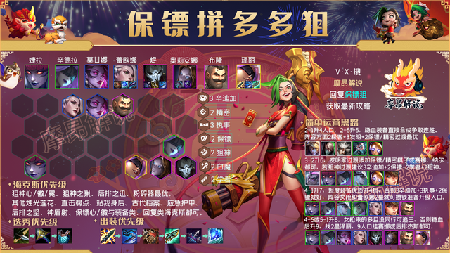 云顶之弈s6.5拼多多还能玩吗(云顶之弈T0.5拼多多狙，强势羁绊来袭，坦、控、续)