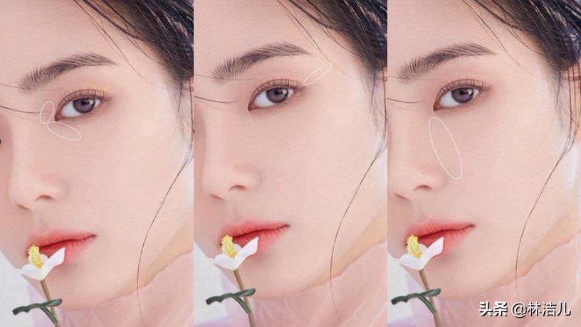 杨幂、白鹿的眼睛太美了，热巴却被眼下卡粉给坑惨，看起来老10岁