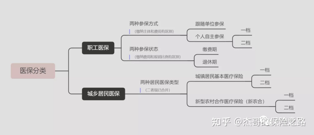 医保那些事（1）医保的分类和交费