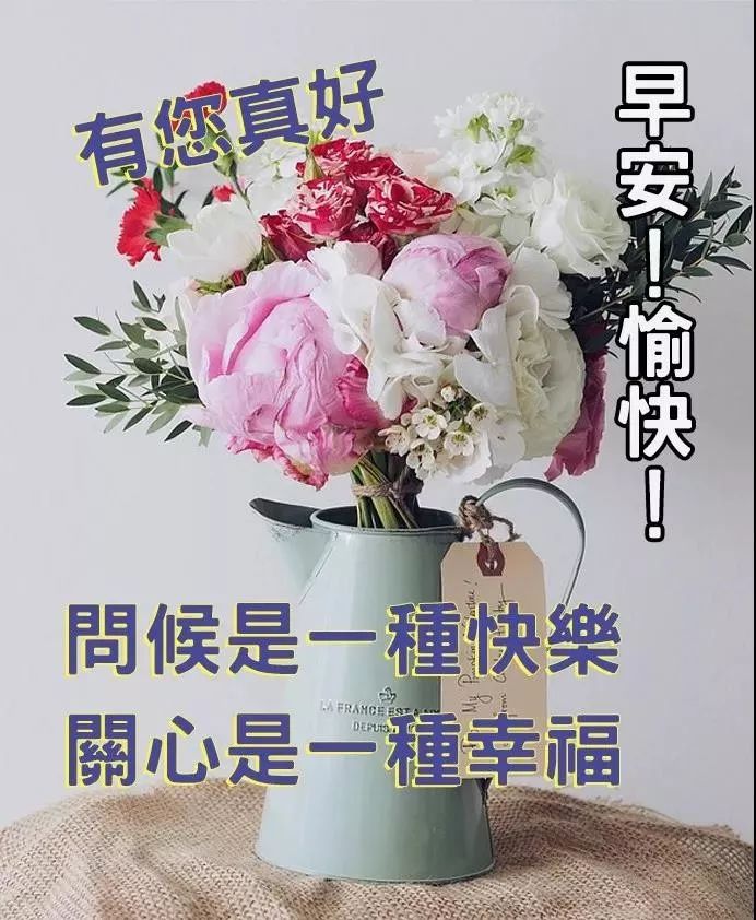 微信早上好图片大全，最好的友情，你忙你的，我忙我的，有事吱声图片