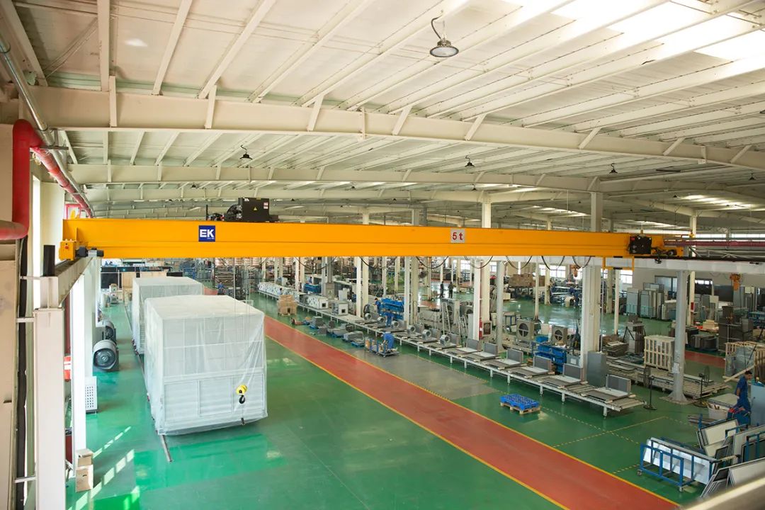 50000平方米，EK空调北方基地二期厂房正式竣工