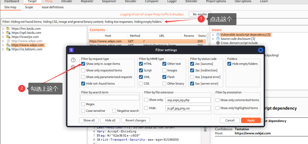 Web渗透_扫描工具Burpsuite