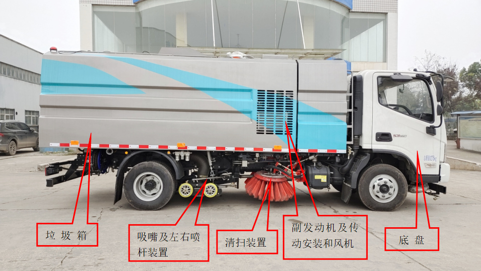 8方多功能洗扫车价格，福田8方环卫洗扫车报价