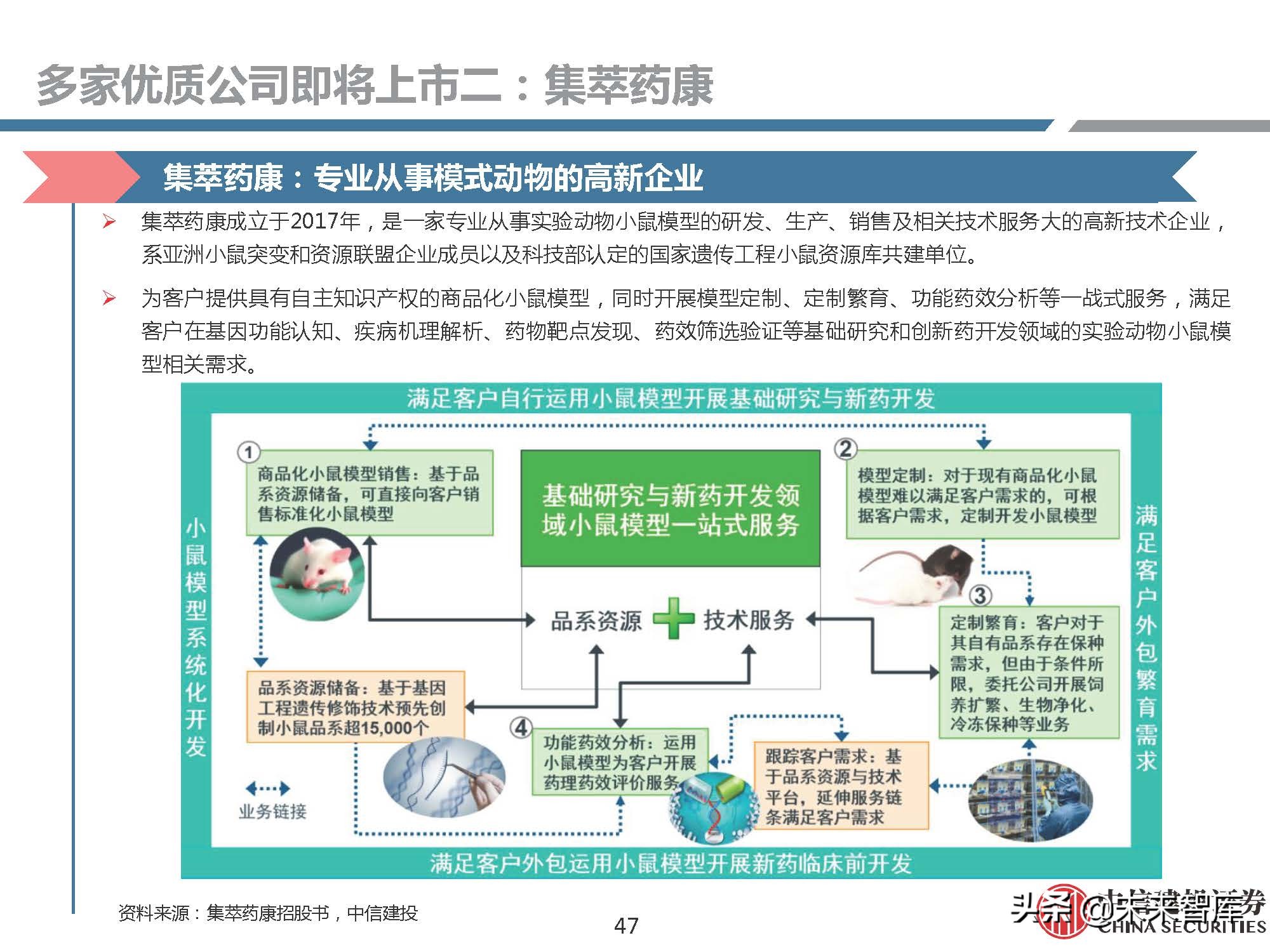 医药行业研究：模式动物，创新需求推动发展，基因技术助力腾飞